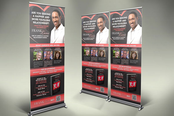 Trade Show Banner for Frank Love