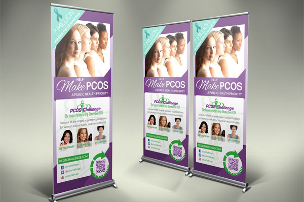 Trade Show Banner PCOS Challenge, Inc.